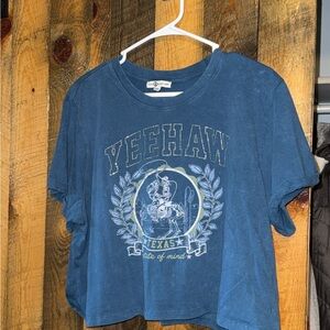 NWT Blue Yeehaw Graphic T-Shirt